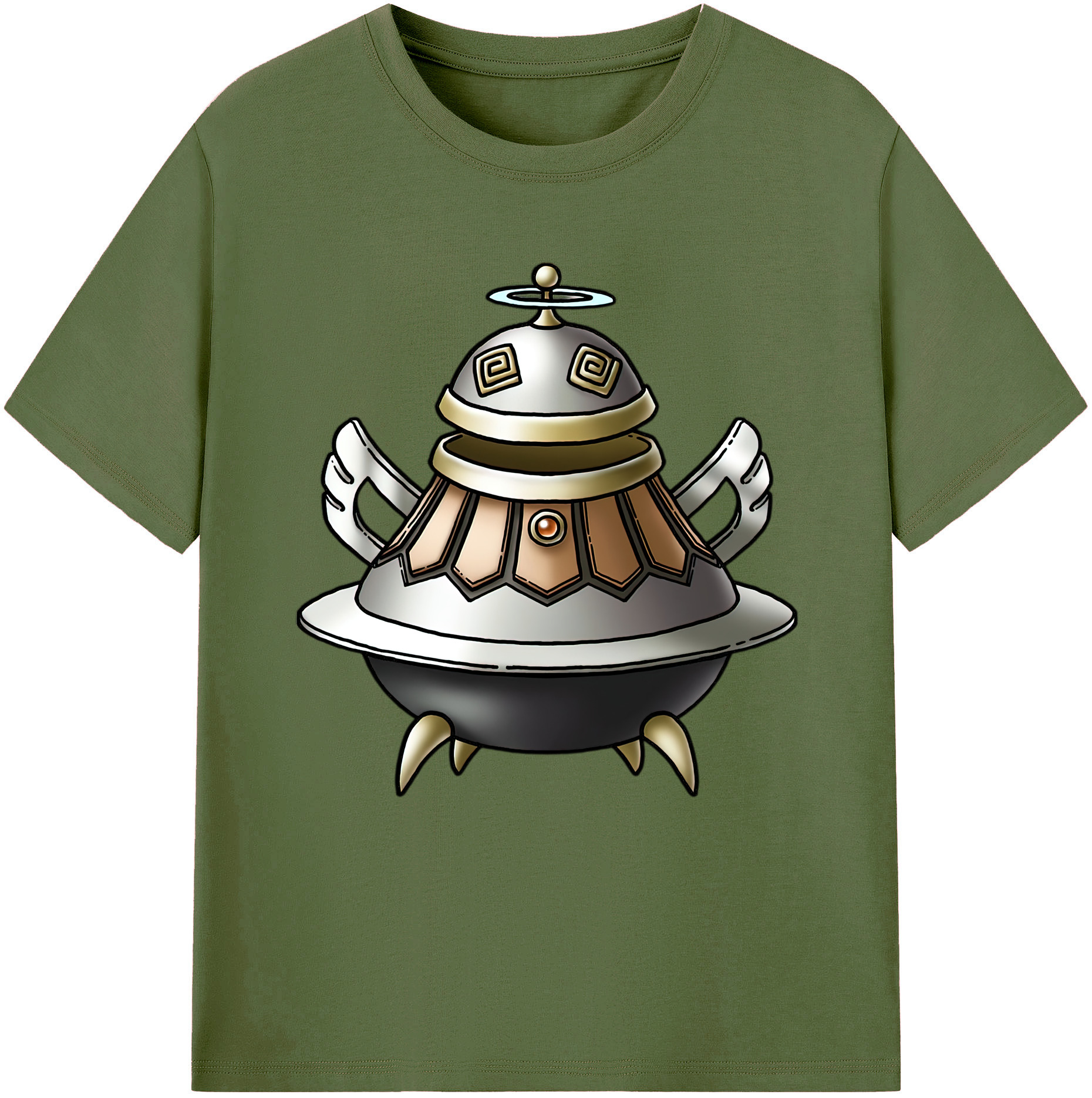 （画像用） ドラゴンクエスト Doragon Kuesuto Dragon Quest 綿100％半袖Tシャツ（フロントプリント）